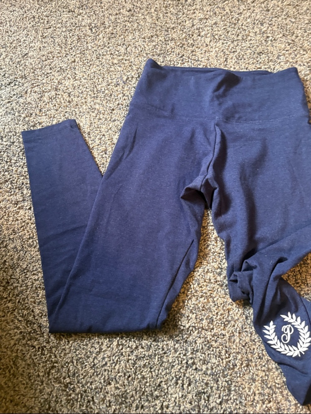 PINK Victoria's Secret Navy High-Waist Leggings